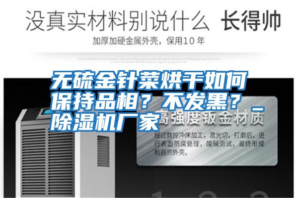 無硫金針菜烘干如何保持品相？不發黑？_除濕機廠家