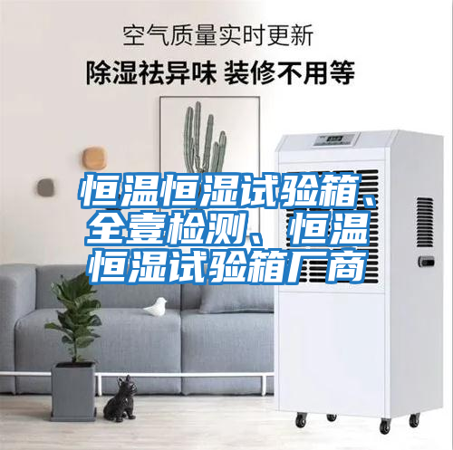 恒溫恒濕試驗(yàn)箱、全壹檢測(cè)、恒溫恒濕試驗(yàn)箱廠商