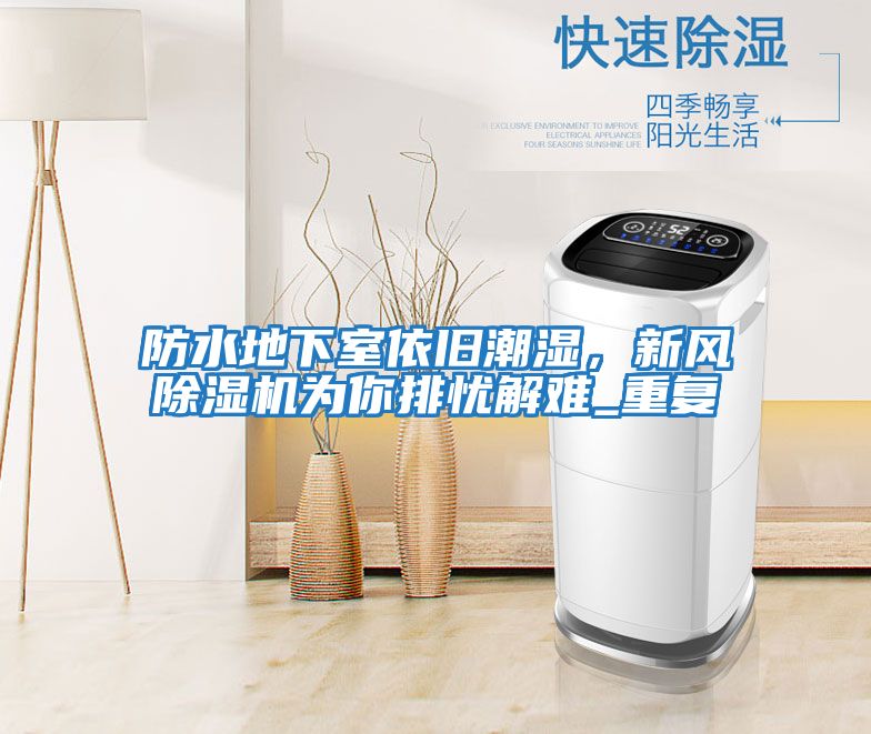 防水地下室依舊潮濕，新風(fēng)除濕機(jī)為你排憂解難_重復(fù)
