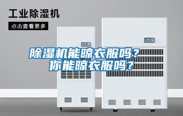 除濕機(jī)能晾衣服嗎？ 你能晾衣服嗎？