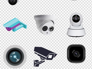 監(jiān)控攝像頭與安防設(shè)備海報詳情頁素材 免扣PNG圖片與模板下載